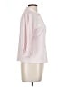 Ann Taylor Color Block Pink 3/4 Sleeve Blouse Size L - photo 4