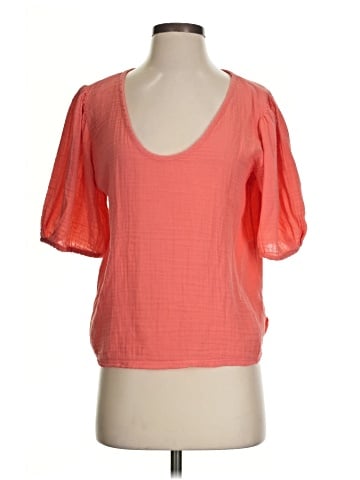 Velvet by Graham & Spencer Short Sleeve Blouse (view 1)