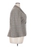 The Fold Houndstooth Gray Blazer Size 16 - photo 4
