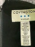 Covington 100% Polyester Solid Black Cocktail Dress Size 24W - photo 7