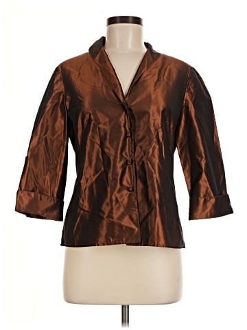 Carlisle 3/4 Sleeve Silk Top (view 1)