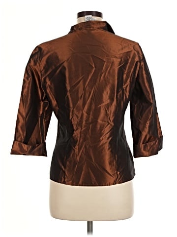 Carlisle 3/4 Sleeve Silk Top (view 2)