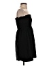Double Zero Solid Black Cocktail Dress Size S - photo 4