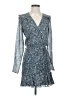 Veronica Beard 100% Silk Paisley Blue Cocktail Dress Size 0 - photo 1