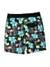 Hurley 100% Polyester Tropical Black Board Shorts Size 7 - photo 2