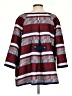 Tabitha Stripes Checkered-gingham Chevron-herringbone Graphic Jacquard Red Blazer Size S - photo 2