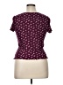 Rewind Burgundy Short Sleeve Top Size XL - photo 2