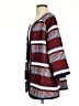 Tabitha Stripes Checkered-gingham Chevron-herringbone Graphic Jacquard Red Blazer Size S - photo 5