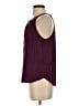 Ann Taylor LOFT 100% Polyester Burgundy Tank Top Size S - photo 5