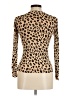 Active USA Animal Print Tan Pullover Sweater Size M - photo 2