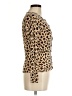 Active USA Animal Print Tan Pullover Sweater Size M - photo 4