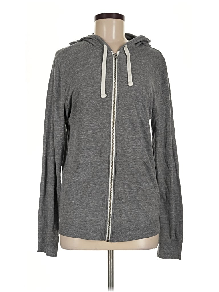 Pre-owned Urban Pipeline Zip Up Hoodie In Gray