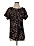 CAbi 100% Polyester Brown Short Sleeve Top Size XS - photo 1