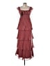 Lulus 100% Polyester Burgundy Cocktail Dress Size M - photo 2