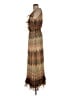 Pure Sugar 100% Polyester Chevron-herringbone Brown Casual Dress Size S (estimated) - photo 5
