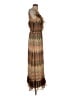 Pure Sugar 100% Polyester Chevron-herringbone Brown Casual Dress Size S (estimated) - photo 4