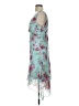 B. Smart Floral Teal Cocktail Dress Size S (estimated) - photo 5