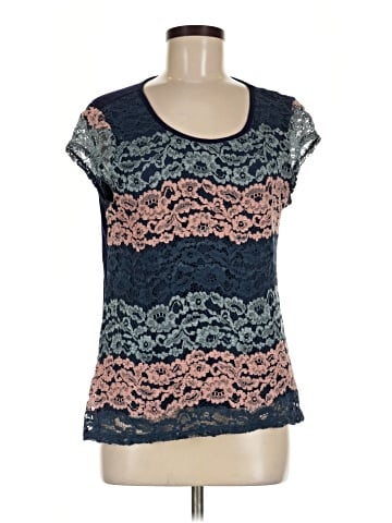 Indigo Rose Short Sleeve Top (view 1)