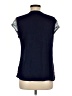 Indigo Rose Blue Teal Short Sleeve Top Size M - photo 2