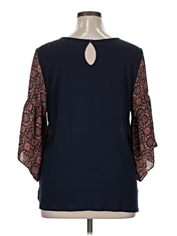 Ann Taylor LOFT Outlet 3/4 Sleeve Blouse (view 2)