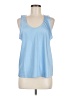 J.Crew 100% Polyester Blue Sleeveless Top Size M - photo 1
