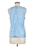 J.Crew 100% Polyester Blue Sleeveless Top Size M - photo 2