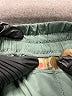 Zella Solid Green Teal Casual Pants Size S - photo 4