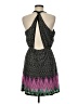 Maurices 100% Polyester Chevron-herringbone Black Casual Dress Size M - photo 2