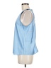 J.Crew 100% Polyester Blue Sleeveless Top Size M - photo 5