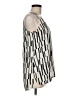 Vince. Graphic Ivory Sleeveless Blouse Size M - photo 4