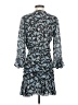 Veronica Beard 100% Silk Print Blue Cocktail Dress Size 0 - photo 2