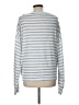 Hem & Thread Stripes Gray Pullover Sweater Size L - photo 2