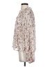 Peach Love 100% Polyester Floral Ivory Long Sleeve Blouse Size S - photo 5