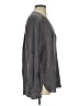 Vince. 100% Silk Gray Long Sleeve Silk Top Size S - photo 4