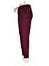 Haley & June Solid Burgundy Track Pants Size L - photo 5