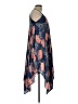 Hazel 100% Rayon Paisley Blue Casual Dress Size L - photo 4