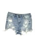 Cello Jeans Stars Blue Denim Shorts Size S - photo 1