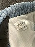 Dondolo 100% Cotton Chevron-herringbone Blue Denim Jacket Size 4 - photo 3