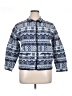 Jane Ashley Print Blue Jacket Size XL (estimated) - photo 1