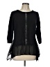 Worthington Black 3/4 Sleeve Blouse Size L (petite) - photo 1