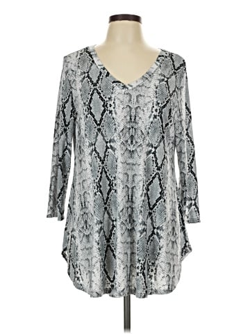 Honeyme 3/4 Sleeve Blouse (view 1)