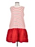 Unbranded 100% Polyester Stripes Red Casual Dress Size S - photo 1