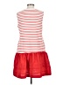 Unbranded 100% Polyester Stripes Red Casual Dress Size S - photo 2