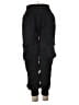 Cinq à Sept 100% Cupro Black Cargo Pants Size S - photo 2