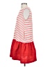Unbranded 100% Polyester Stripes Red Casual Dress Size S - photo 5