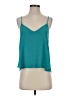 Forever 21 100% Polyester Teal Tank Top Size S - photo 1