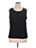 Christopher & Banks Black Sleeveless T-Shirt Size XL - photo 1