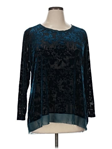 Simply Vera Vera Wang Long Sleeve Blouse (view 1)