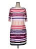 Eliza J Print Pink Casual Dress Size 14 - photo 1