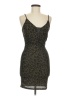SABORA Animal Print Brown Cocktail Dress Size M - photo 1